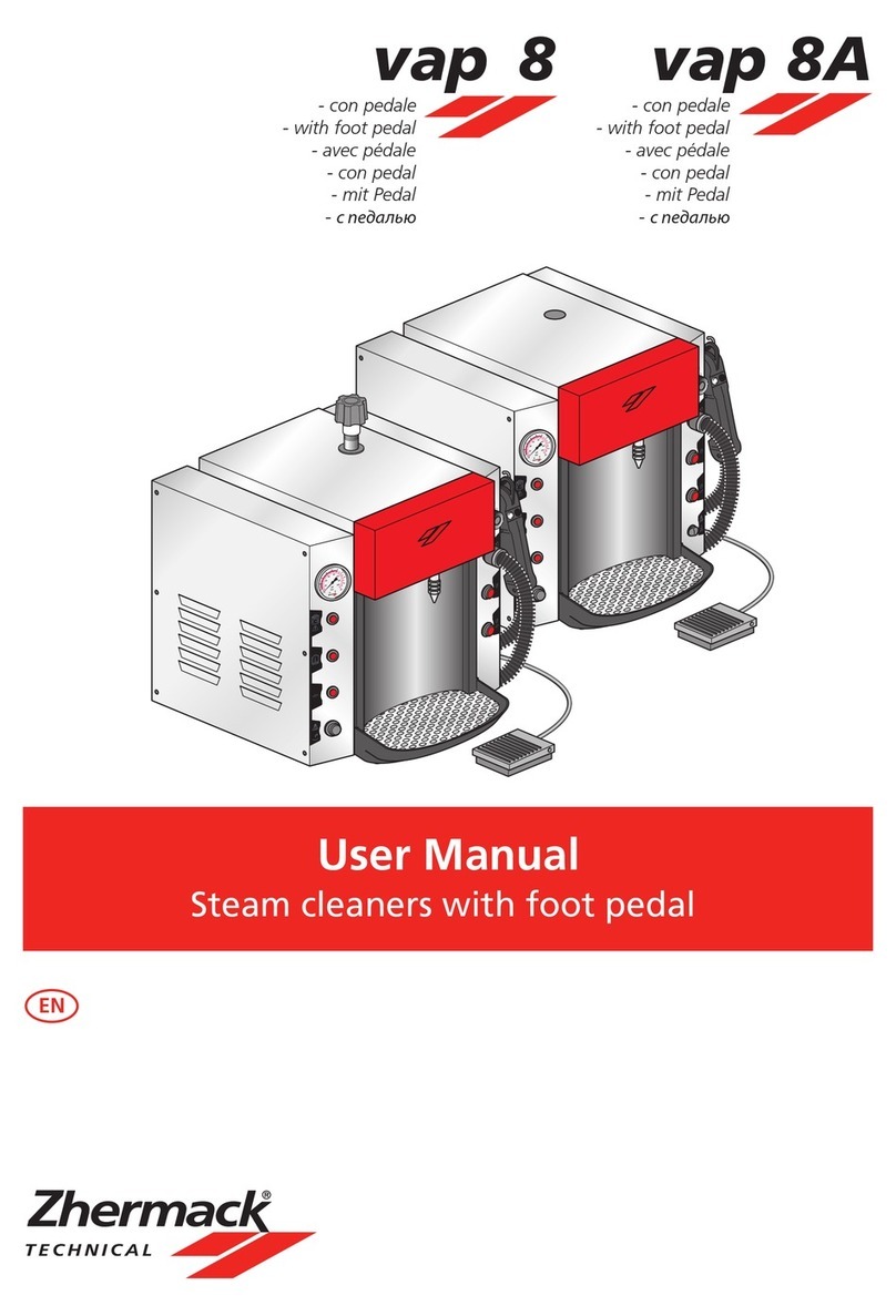 Zhermack vap 8 user manual