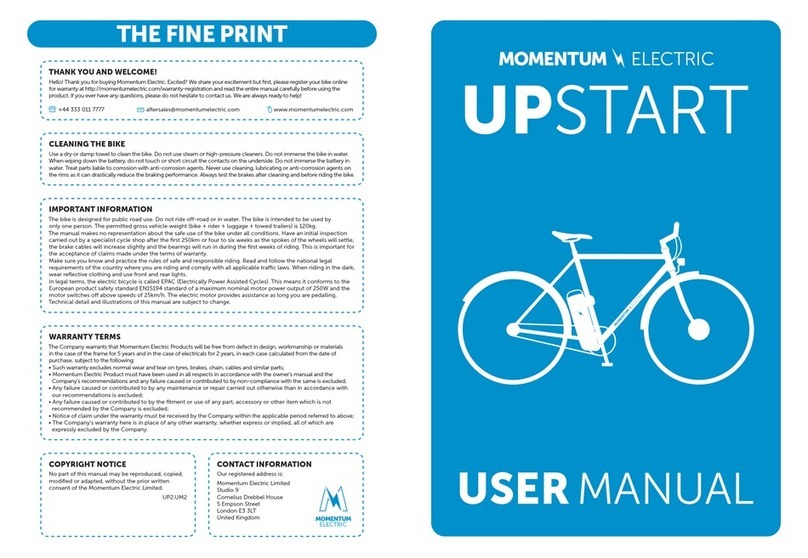 Momentum UPStart user manual