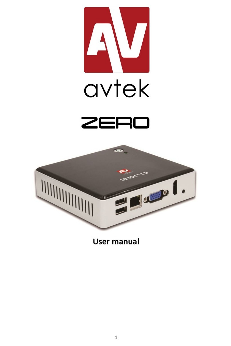 Avtek ZERO User manual