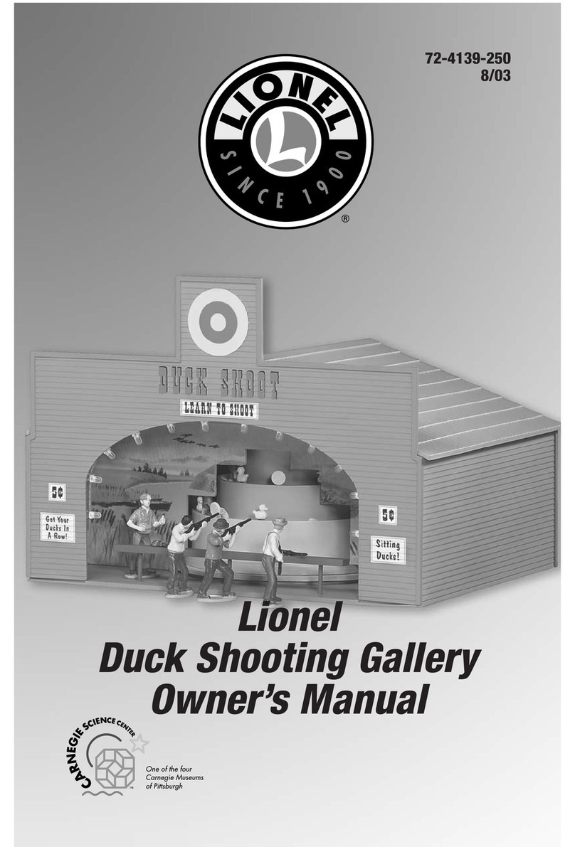 Lionel Duck Shooting Gallery owner's manual
