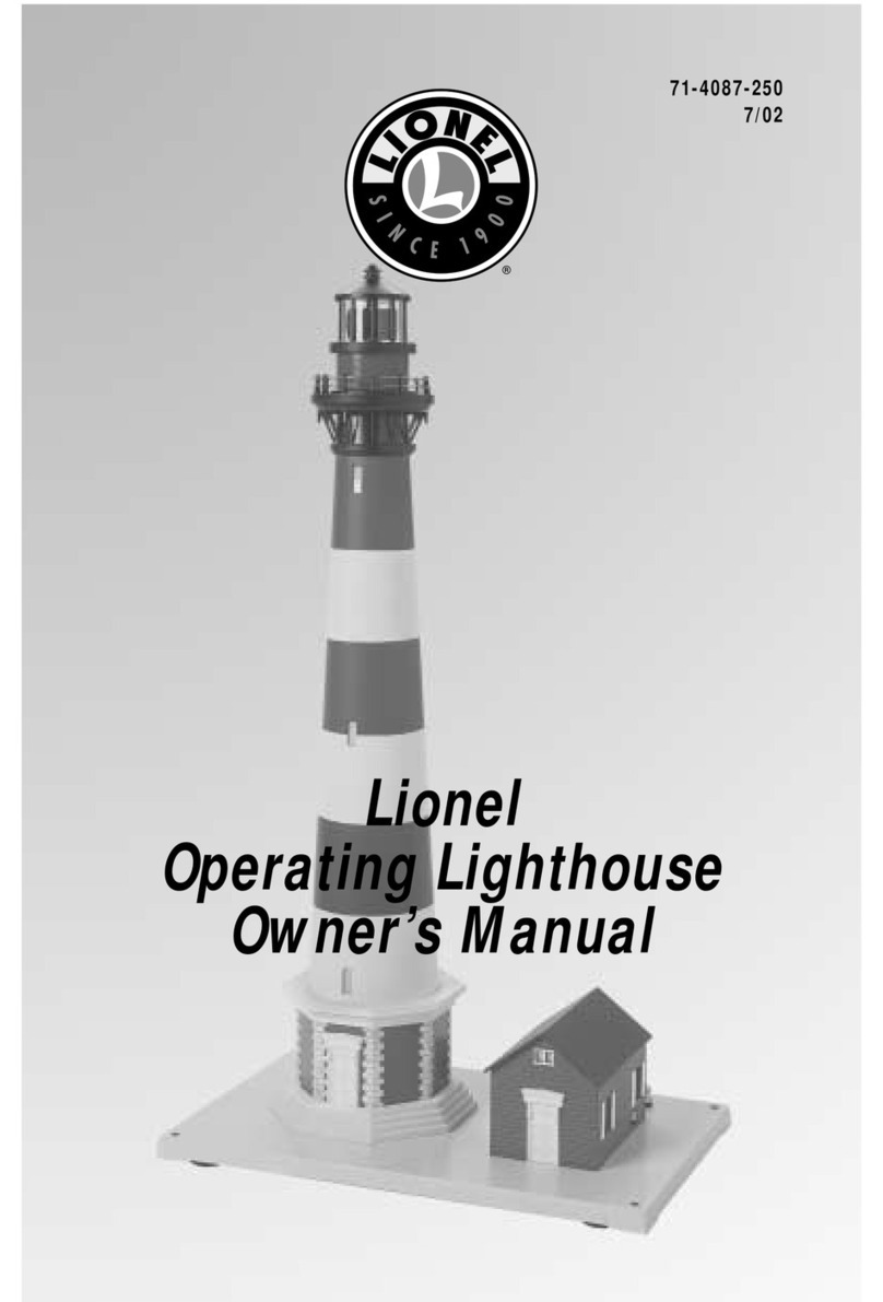 Lionel Operating Lighthouse User manual