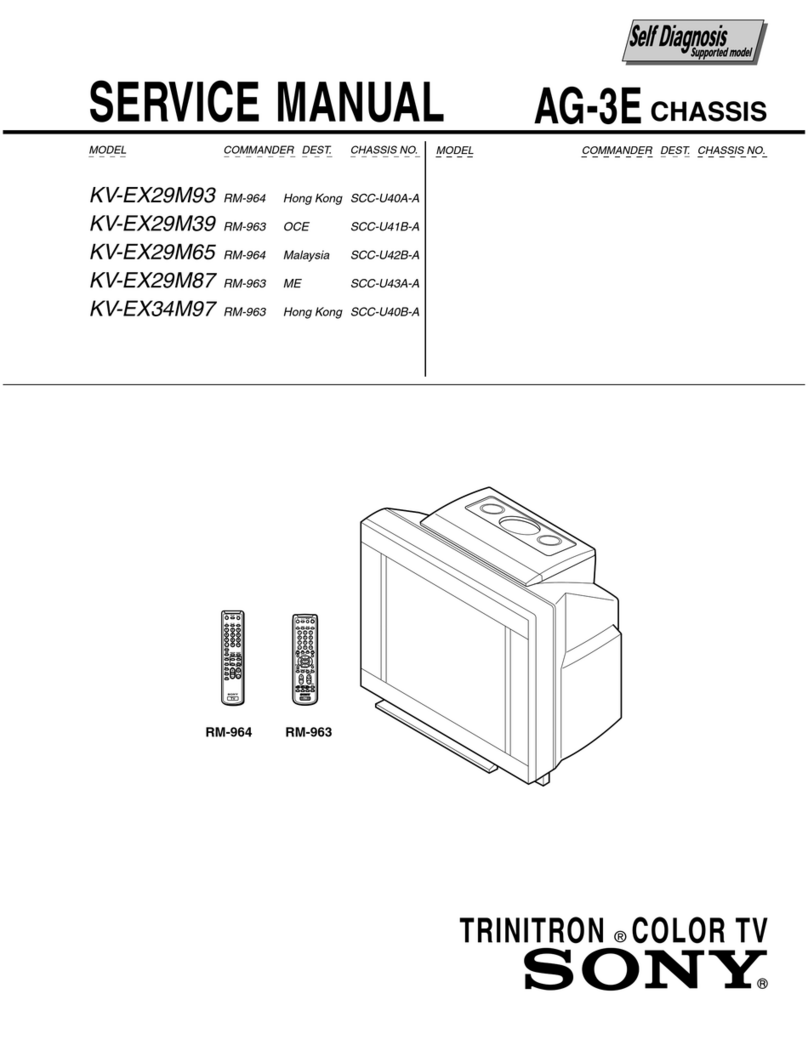 Sony Trinitron KV-EX29M93 User manual