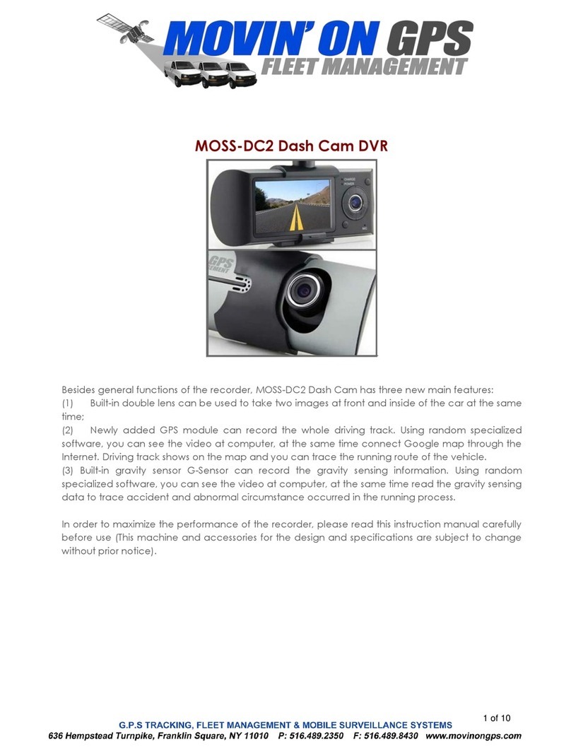 Movin' On GPS MOSS-DC2 user manual