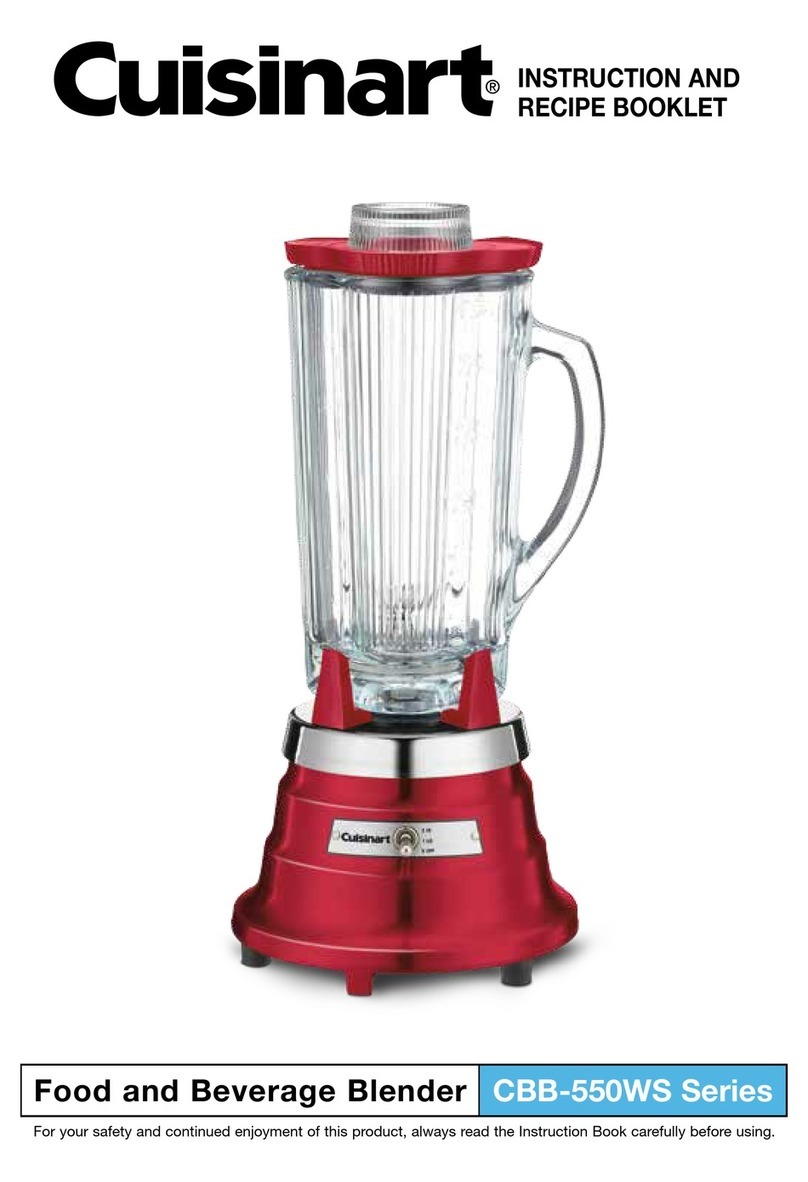 Cuisinart CBB-550WS Series Service manual
