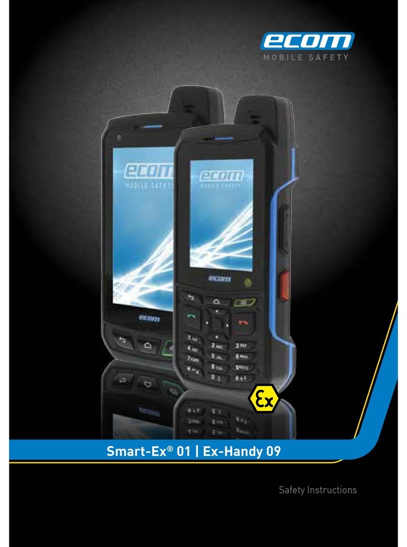 Ecom Smart-Ex 01 Safety instructions