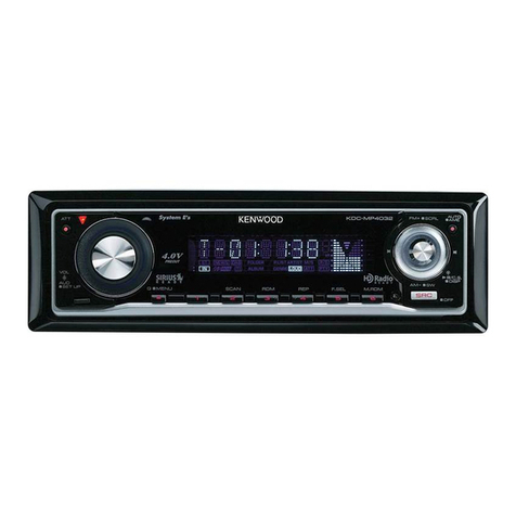 Kenwood KDC-MP4032 User manual