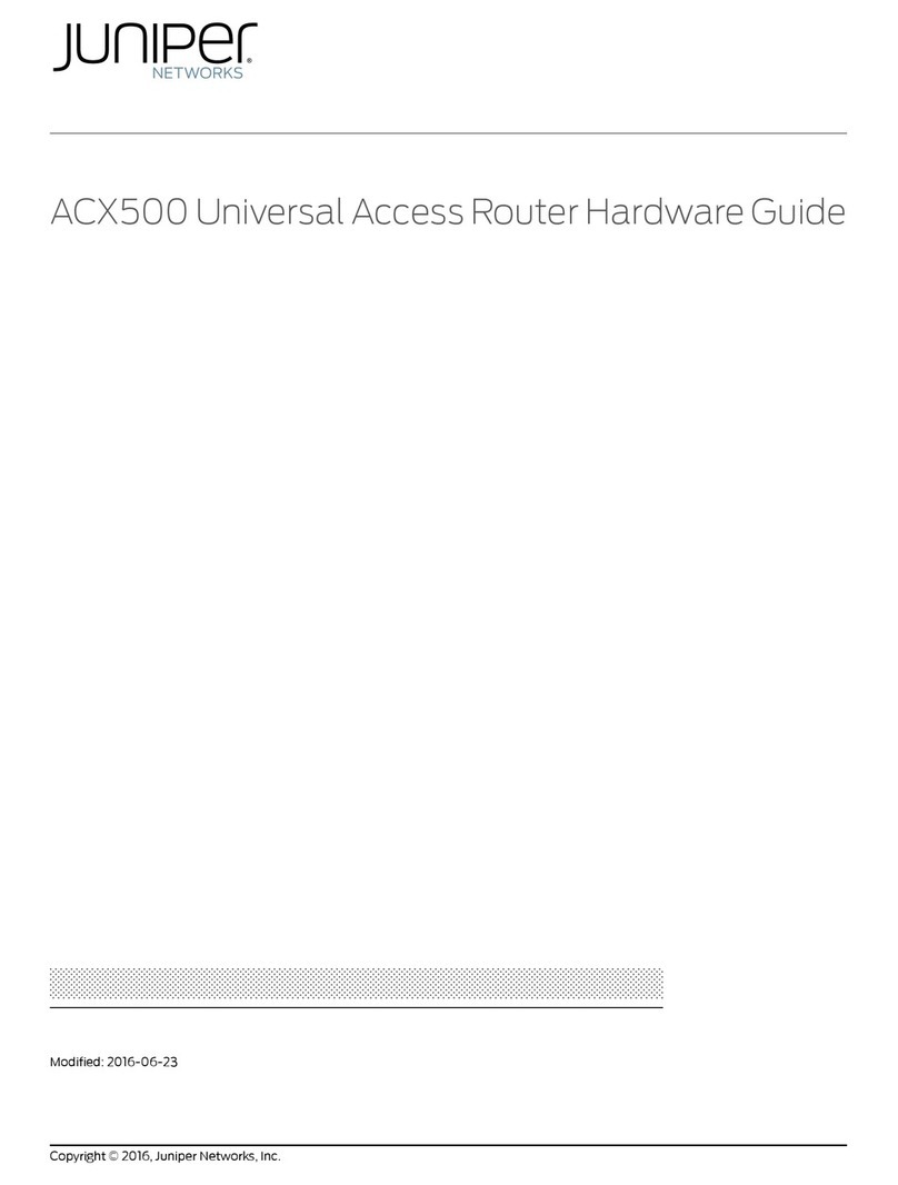 Juniper ACX500 Installation instructions Juniper ACX500 Installation instructions