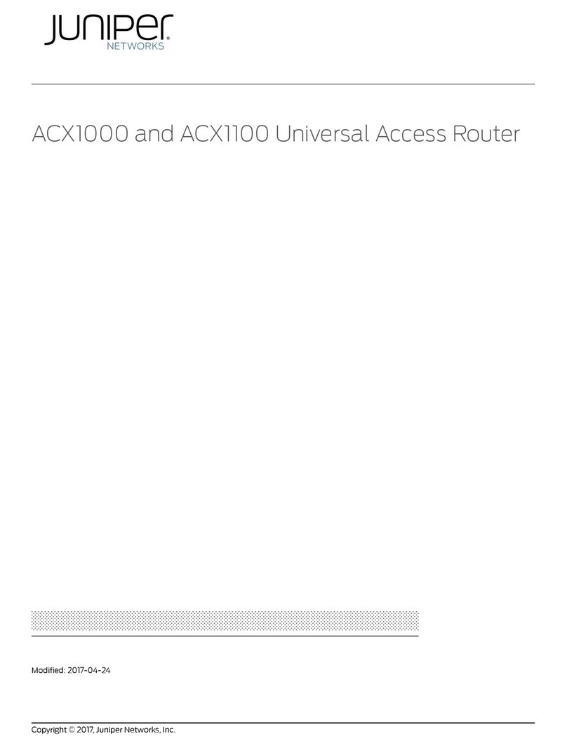 Juniper ACX1000 User manual