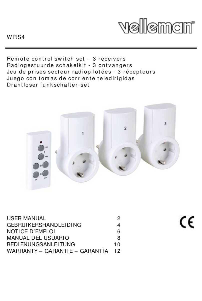 Velleman WRS4 user manual