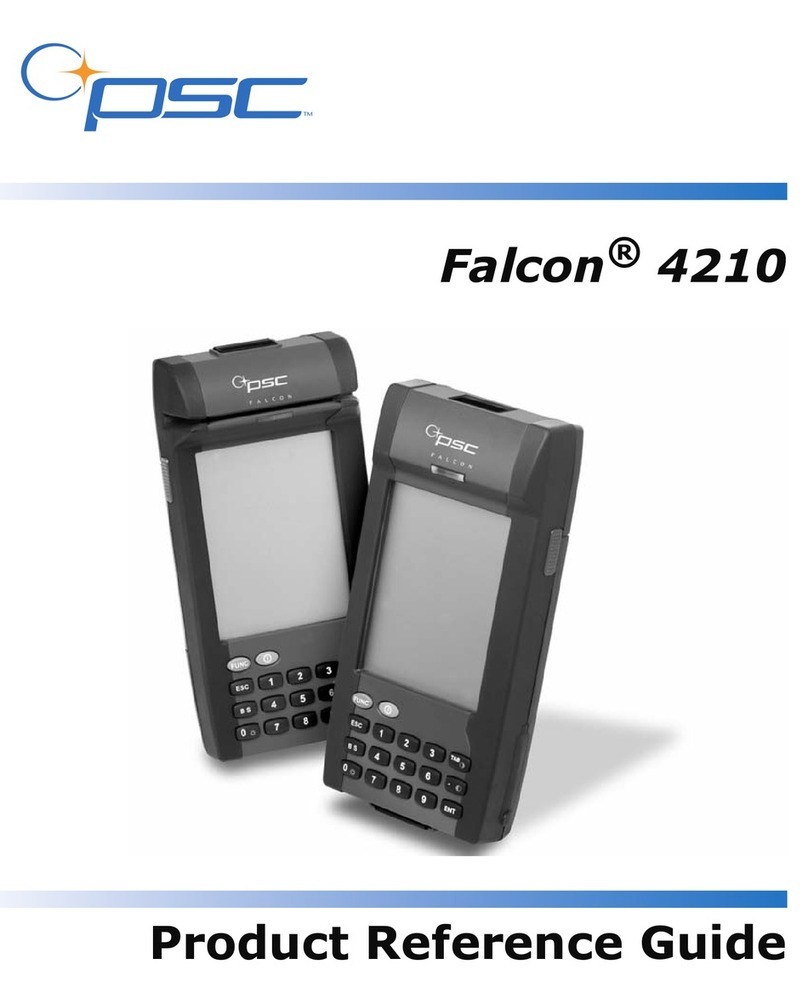 PSC Falcon 4210 Installation and operation manual