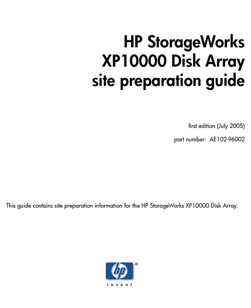 HP StorageWorks XP10000 - Disk Array Operating instructions