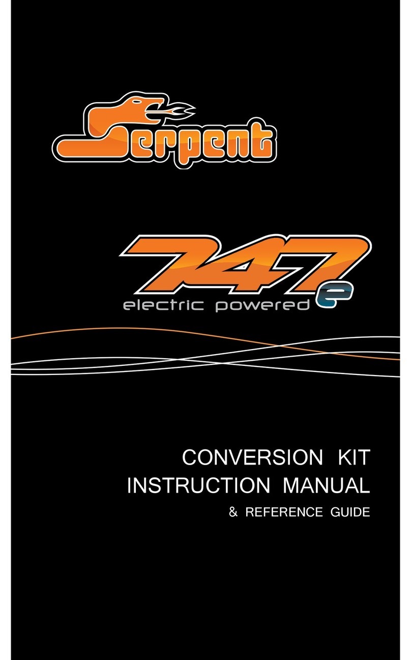 Serpent 747e Instruction manual & reference guide
