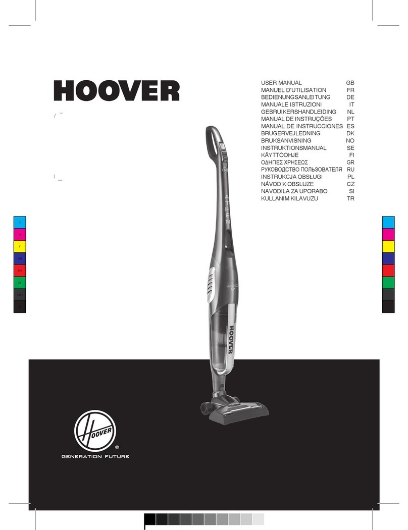 Hoover SA1120 user manual