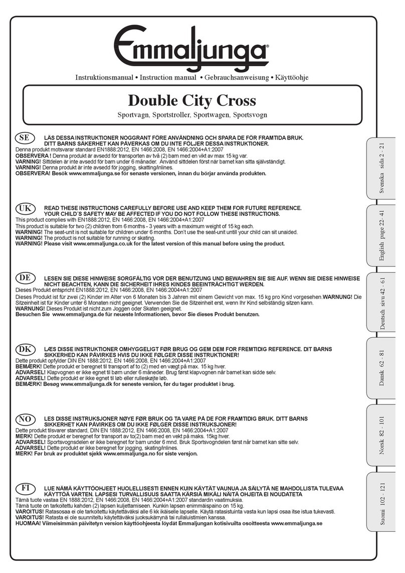 Emmaljunga Double City Cross User manual