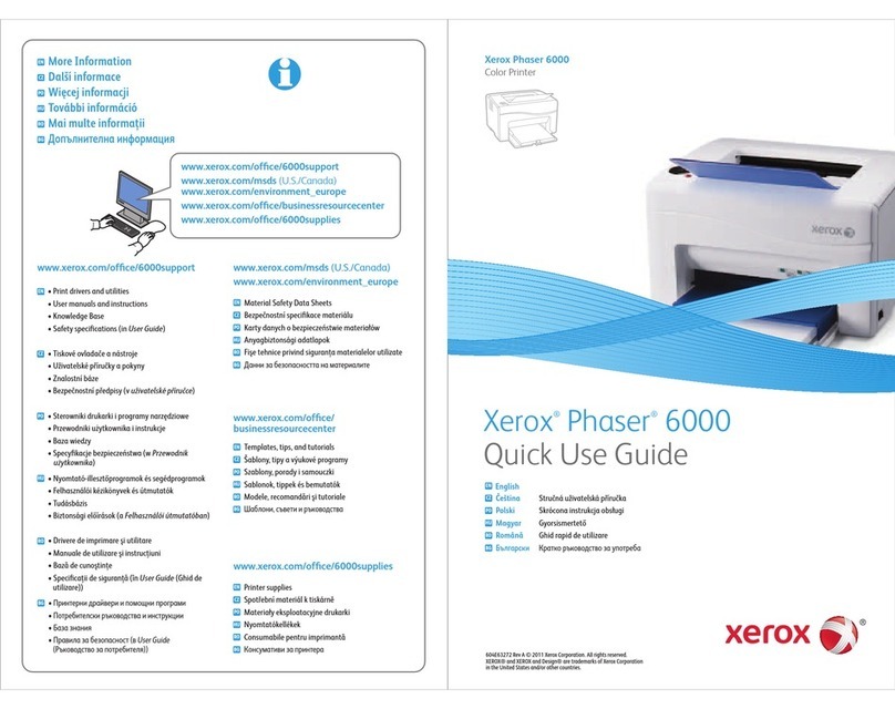 Xerox Phaser 6000 Operating manual