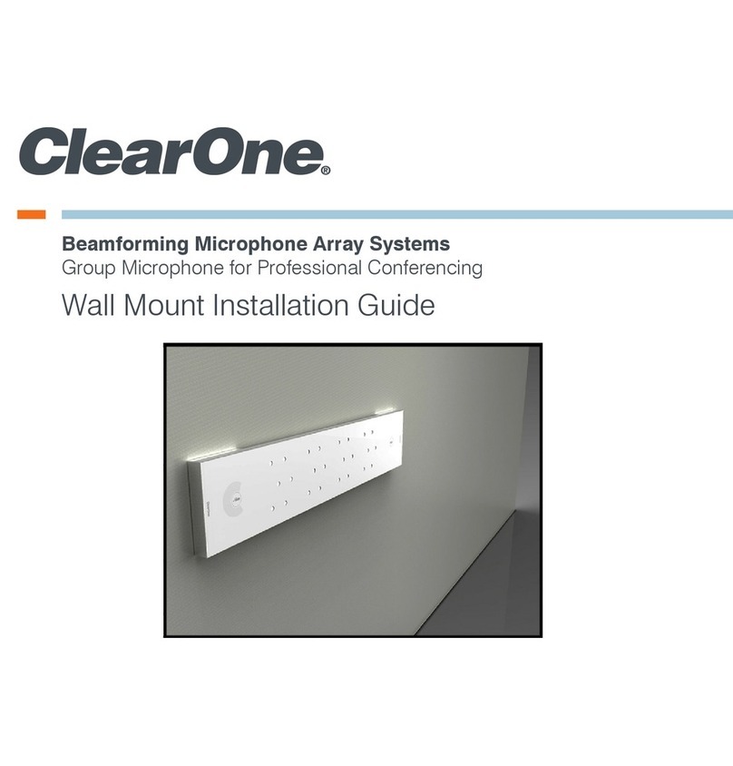 Clear One Beamforming User manual