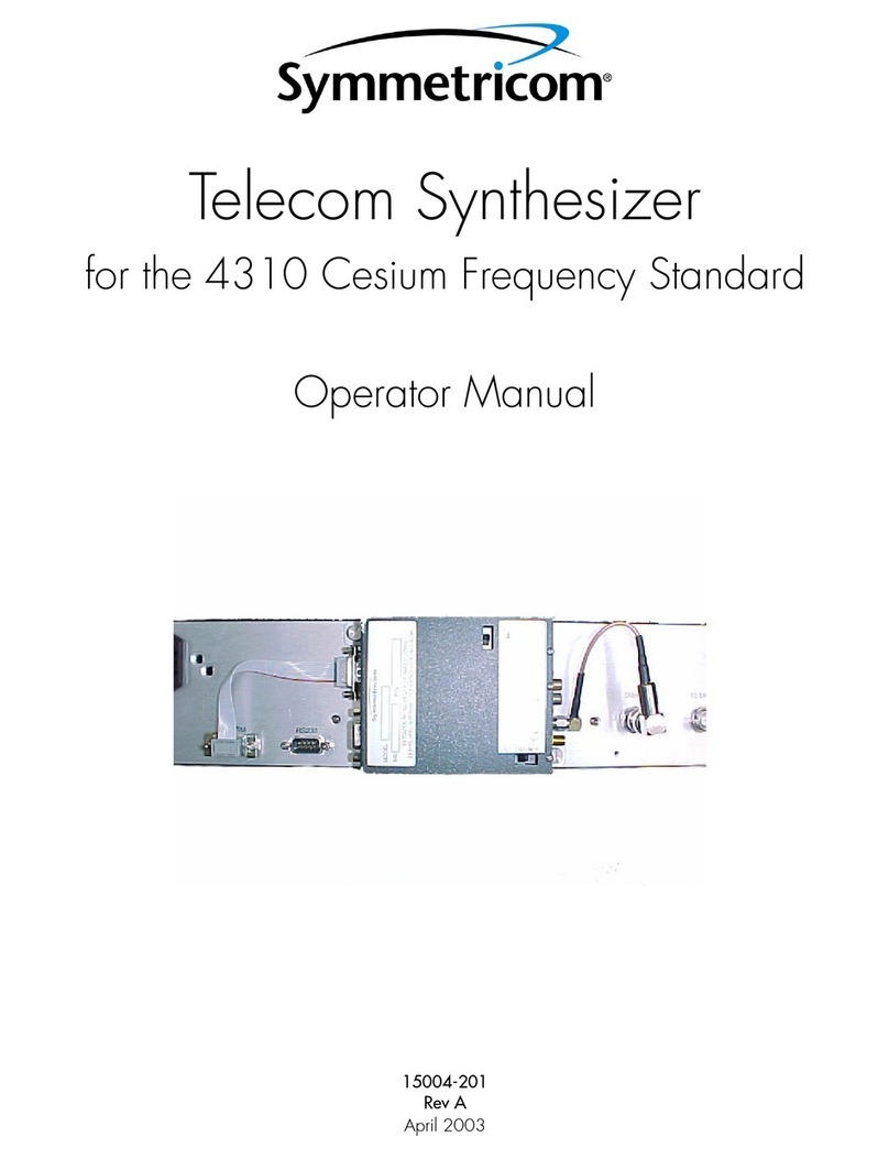Symmetricom 4310 User manual
