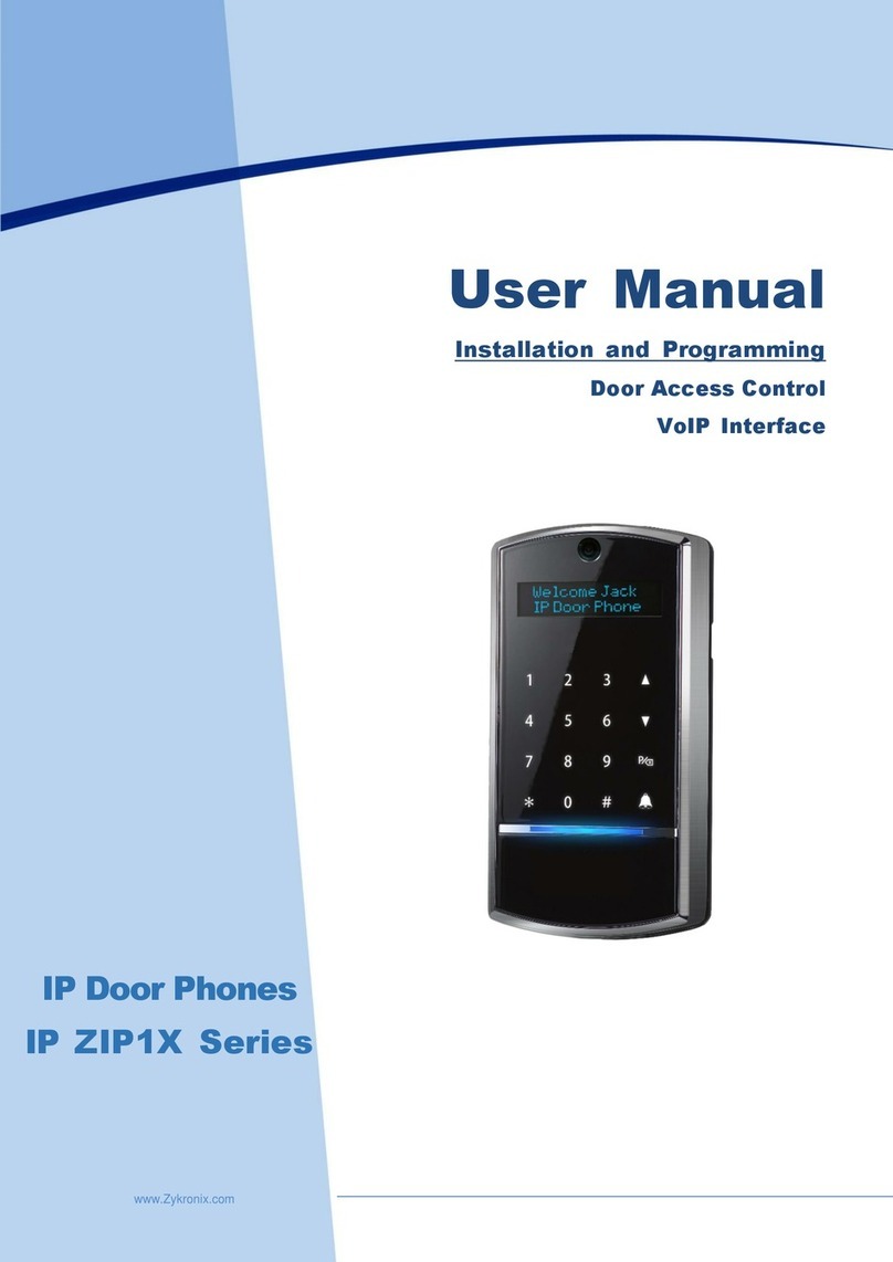 Zykronix ZIP10-KSC User manual