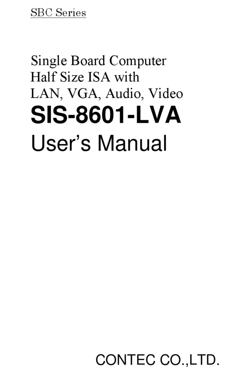 Contec SIS-8601-LVA User manual