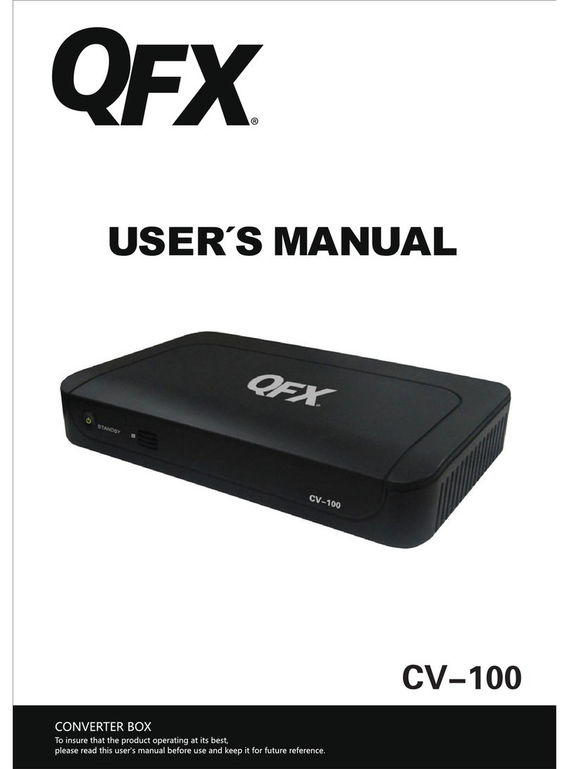 QFX CV-100 user manual