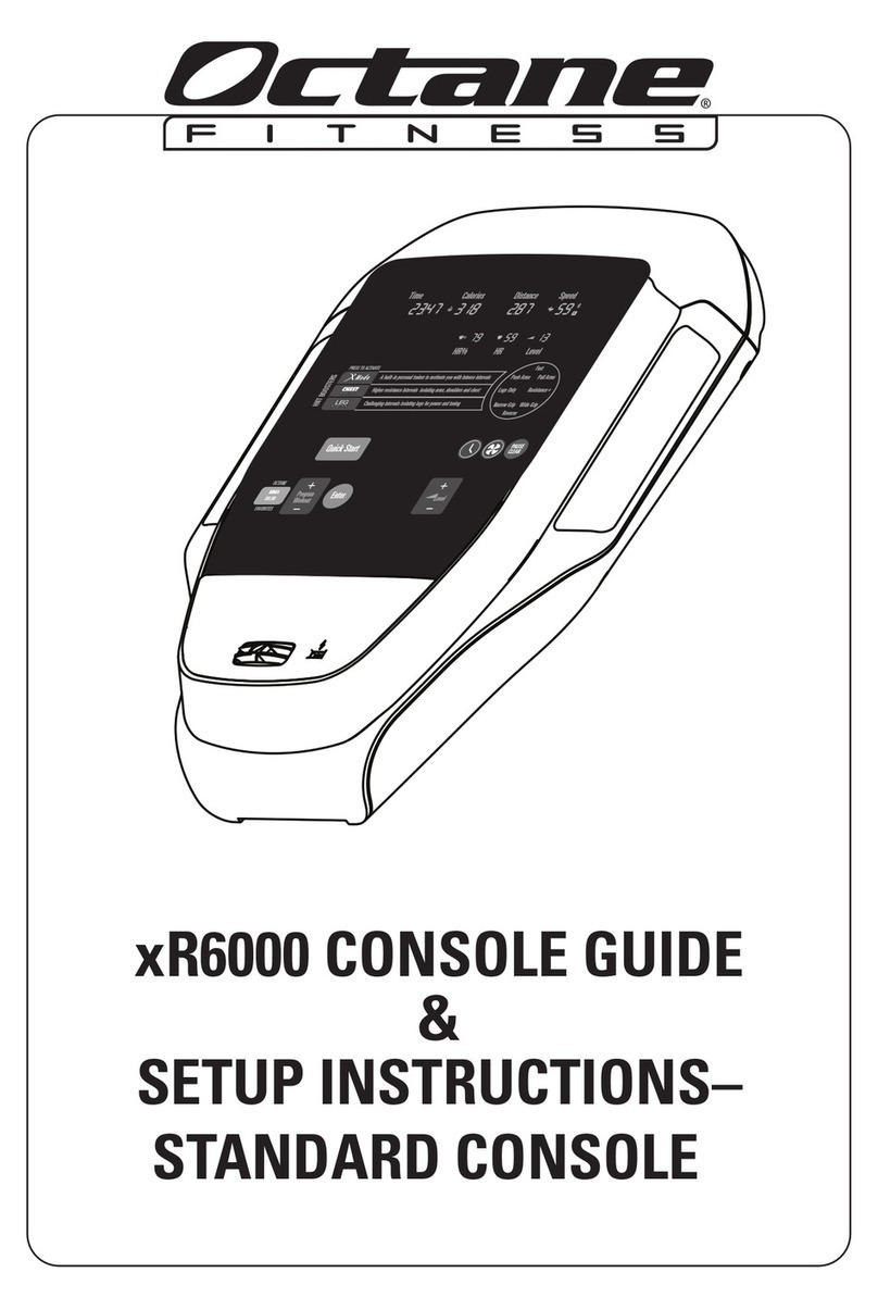 Octane Fitness xR6000 Guide & setup instructions