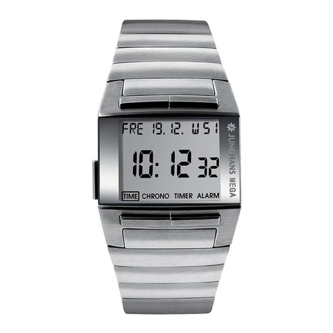 Junghans Mega 1000 J604.64 User manual