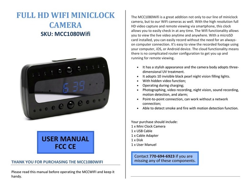 Mini Gadgets MCC1080Wifi User manual