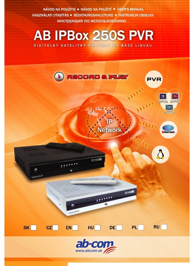 AB-COM IPBox 250S PVR user manual
