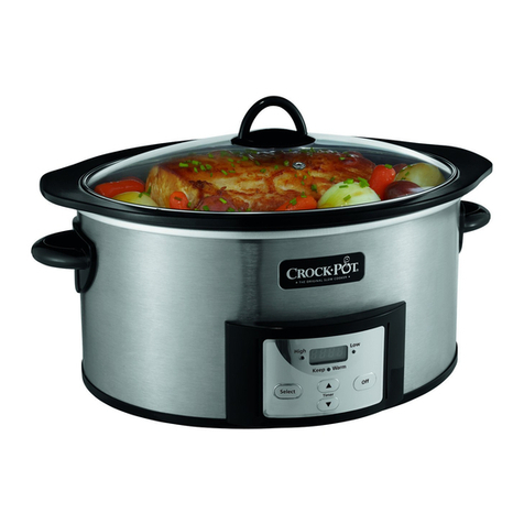 Crock-Pot SCCPVC609-SC Use and care manual