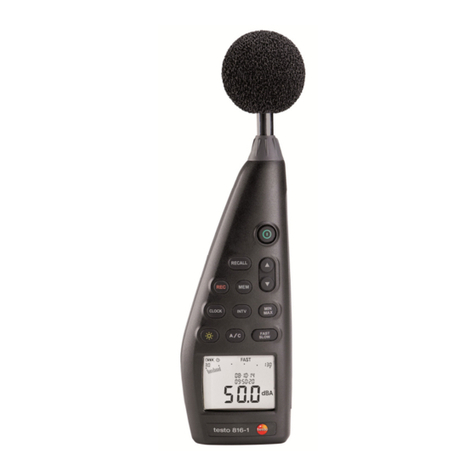TESTO 816-1 instruction manual
