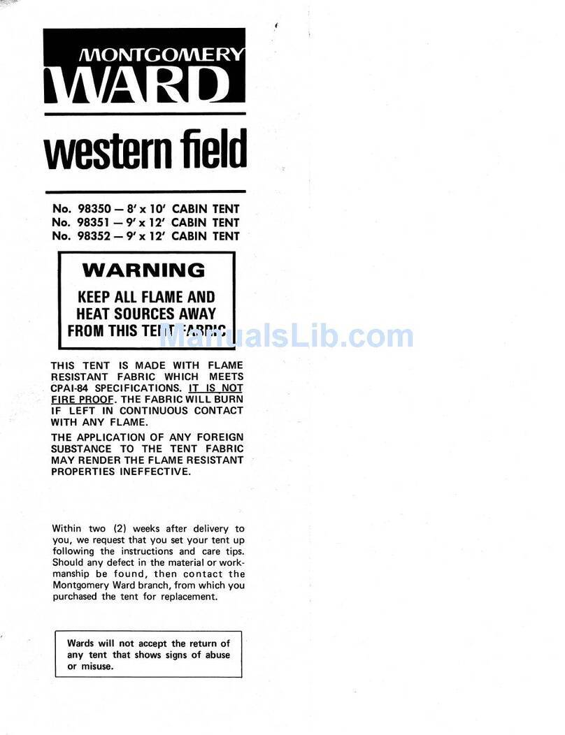 Montgomery Ward 98350 Assembly instructions