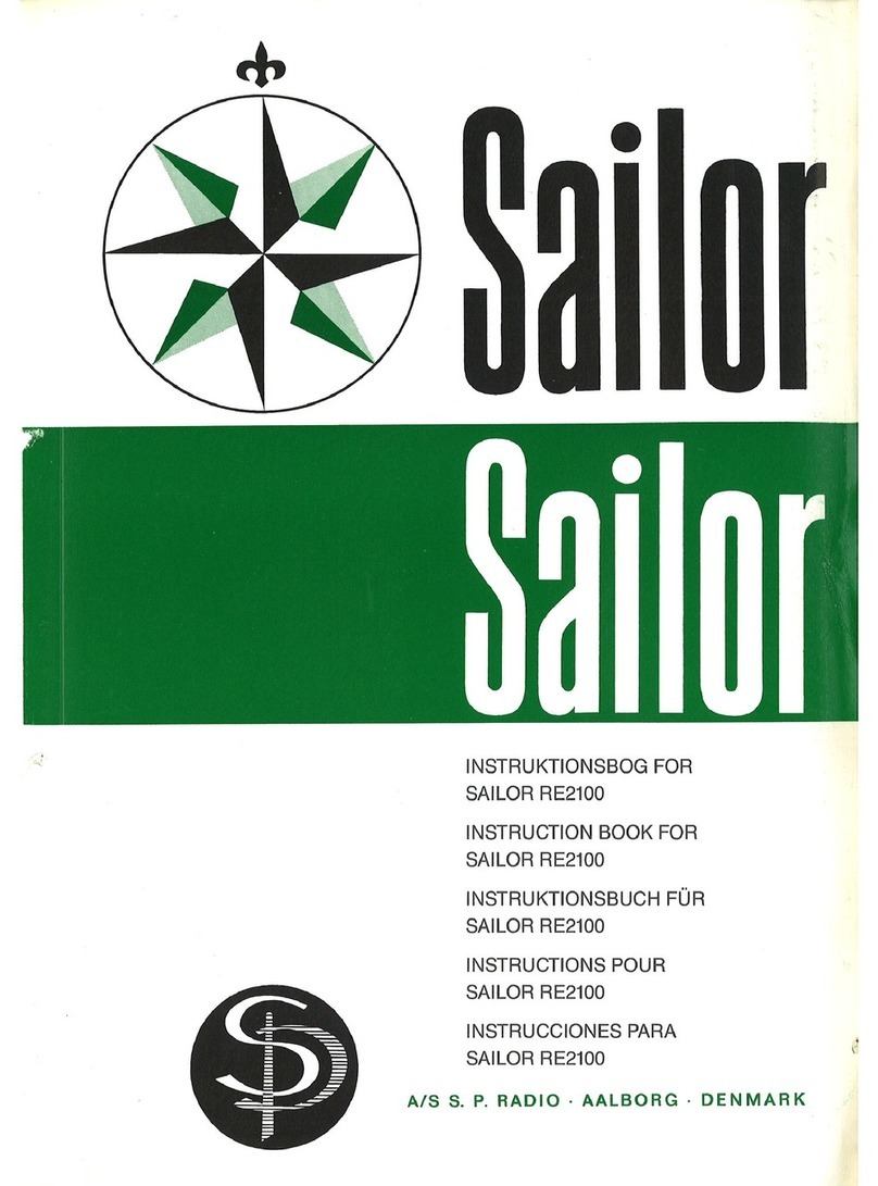 Sailor RE2100 Instruction book