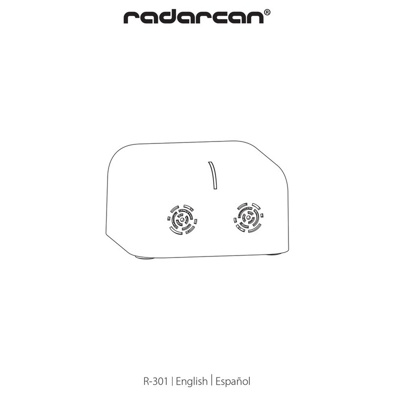 Radarcan R-301 user guide