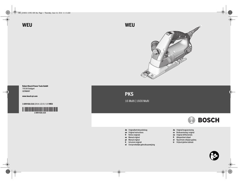 Bosch PKS 16 Multi User manual