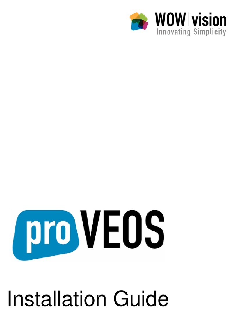 wowvision proVEOS User manual