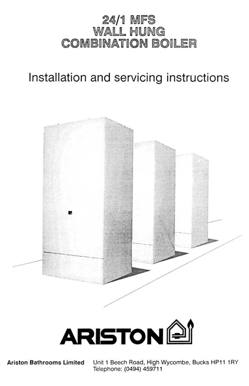 Ariston 24/1MFS Installation and servicing instructions