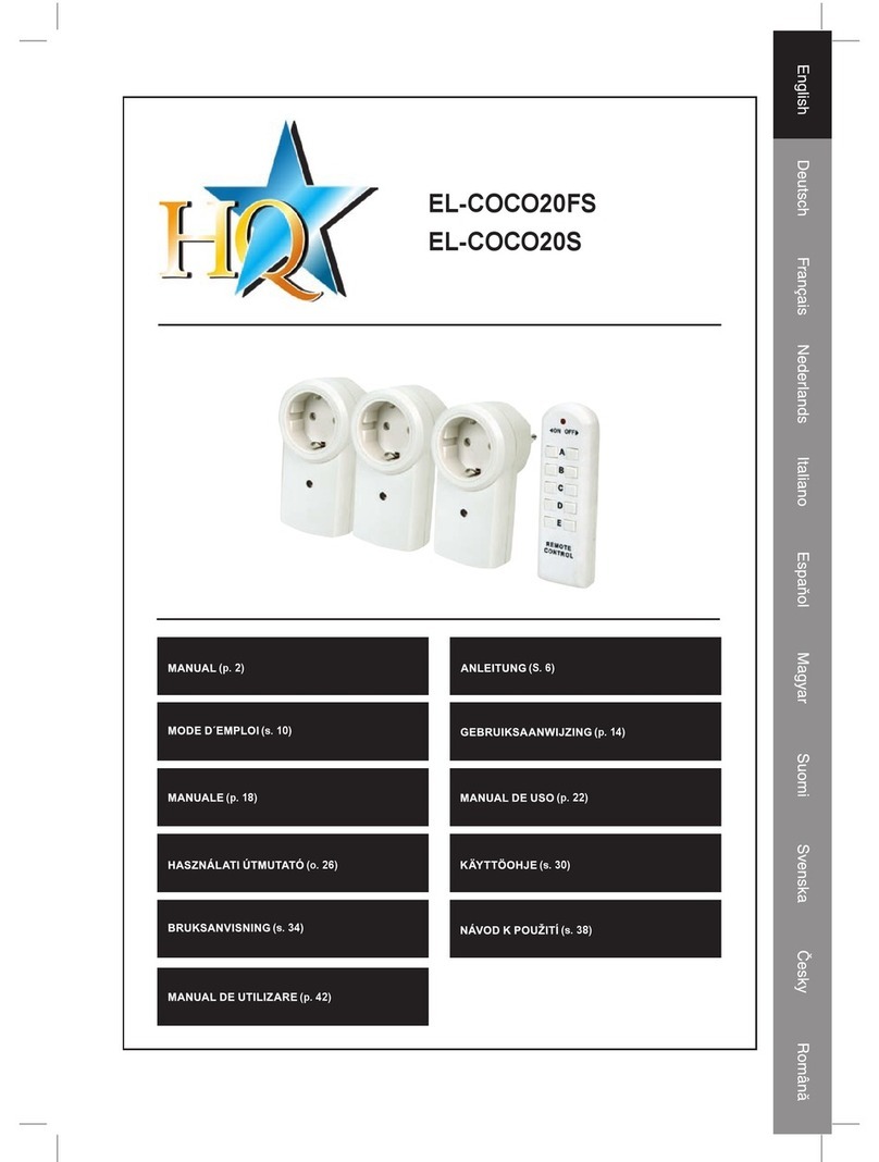 HQ EL-COCO20FS manual