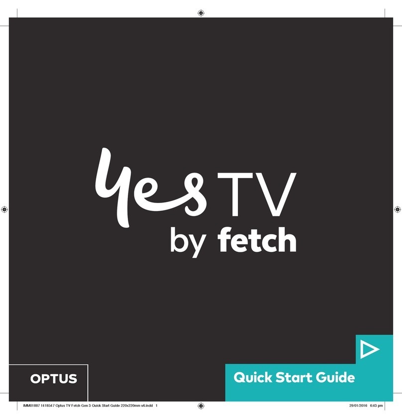 Fetch TV Yes TV User manual
