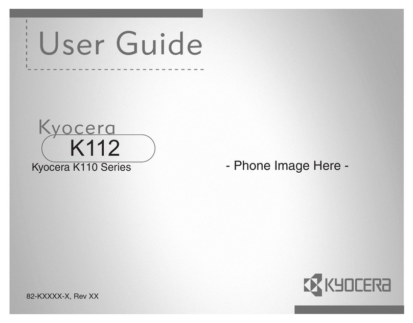 Kyocera K112 user guide