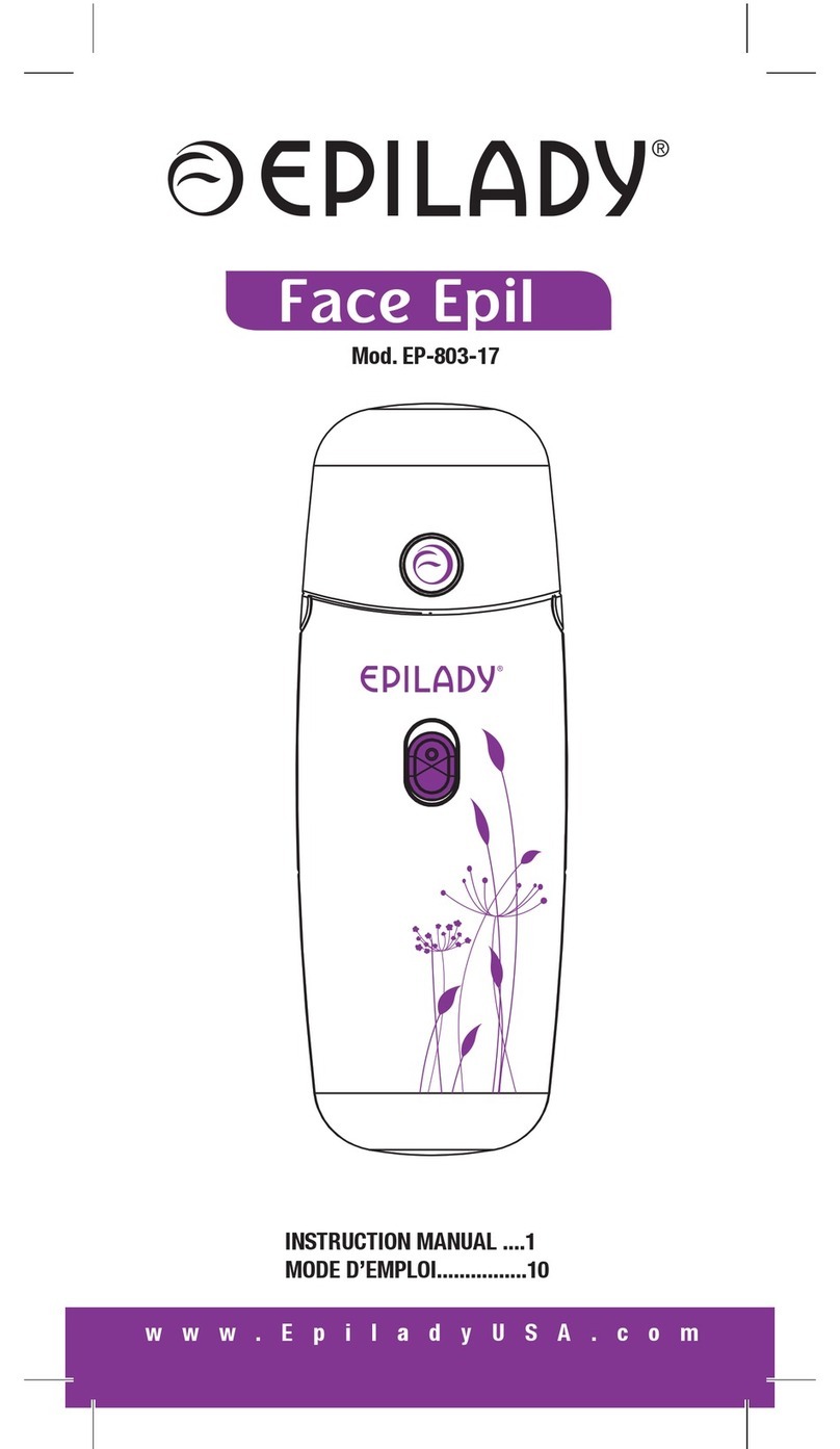 Epilady FACE EPIL EP-803-17 instruction manual