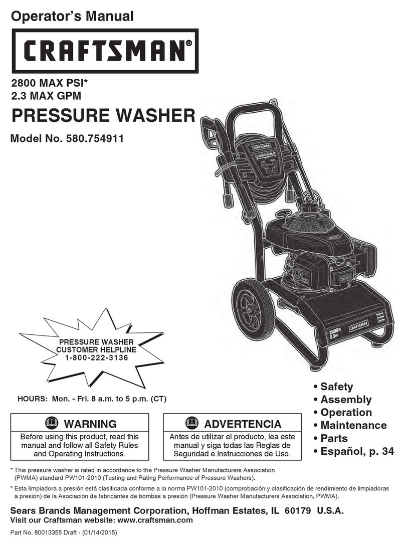 Craftsman 580.754911 User manual