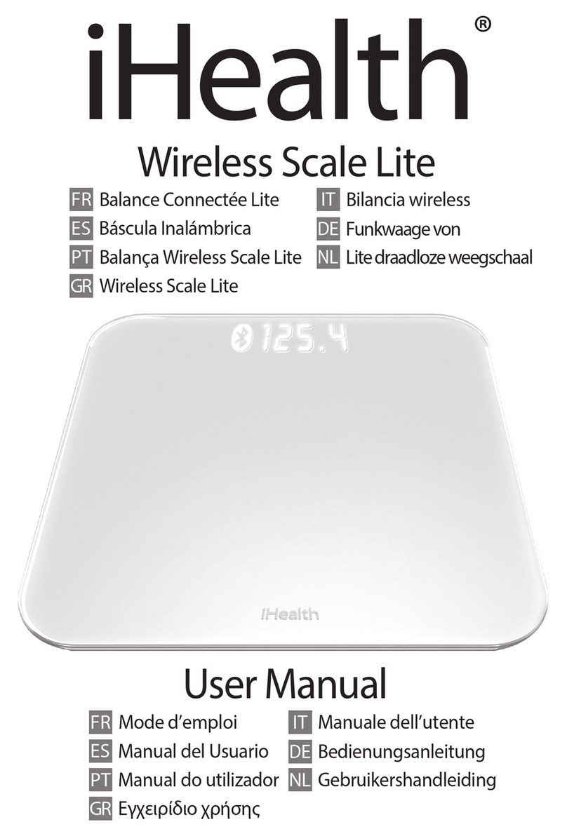 iHealth Wireless Scale Lite user manual