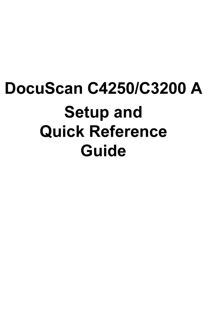 Fuji Xerox DocuScan C4250A Setup and quick reference guide