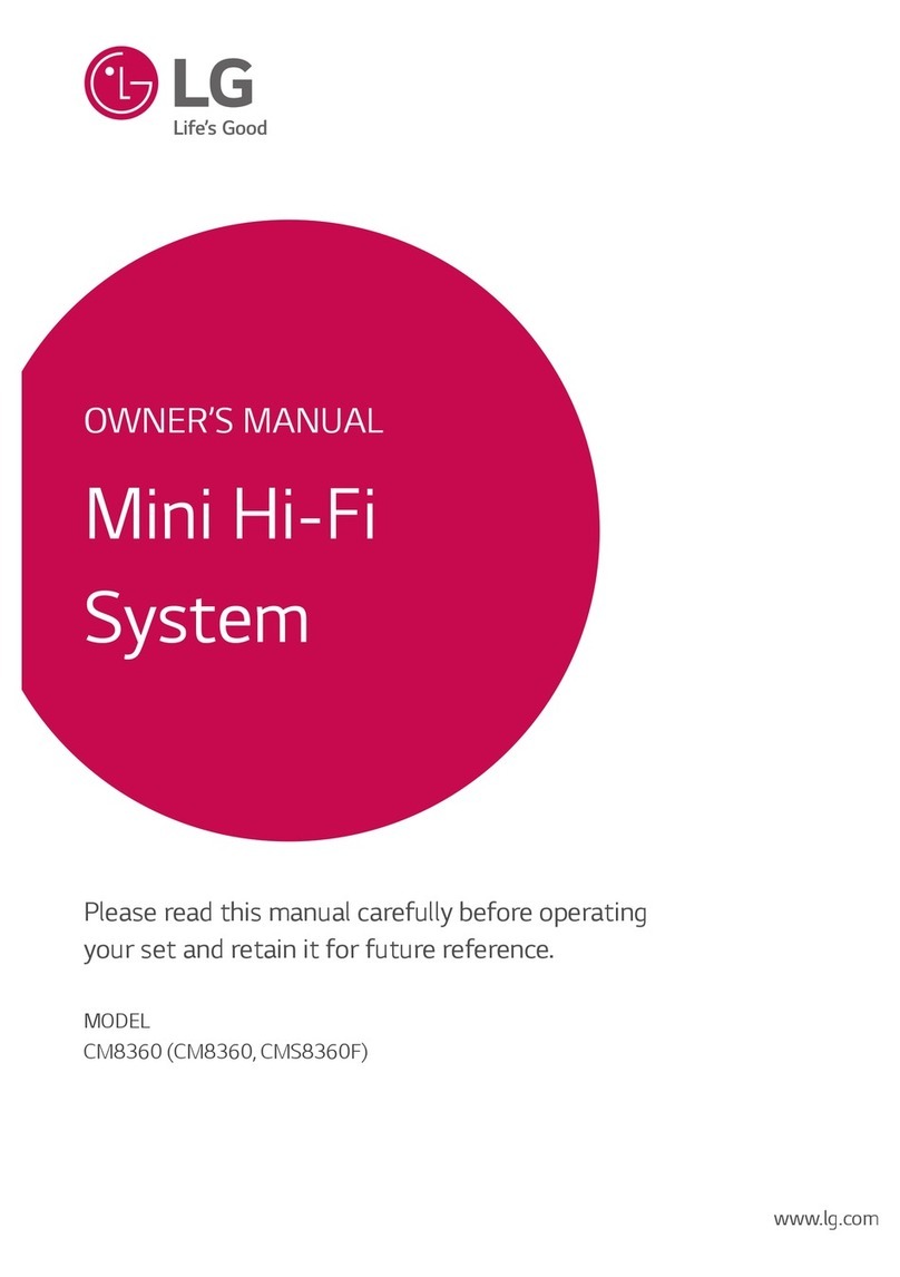 LG CMS8360F owner's manual