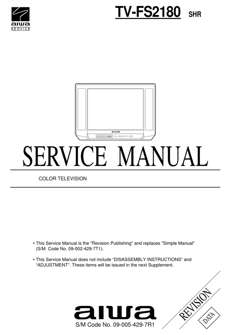 Aiwa TV-FS2180 User manual