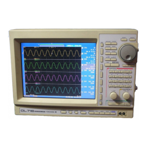 YOKOGAWA DL716 user manual
