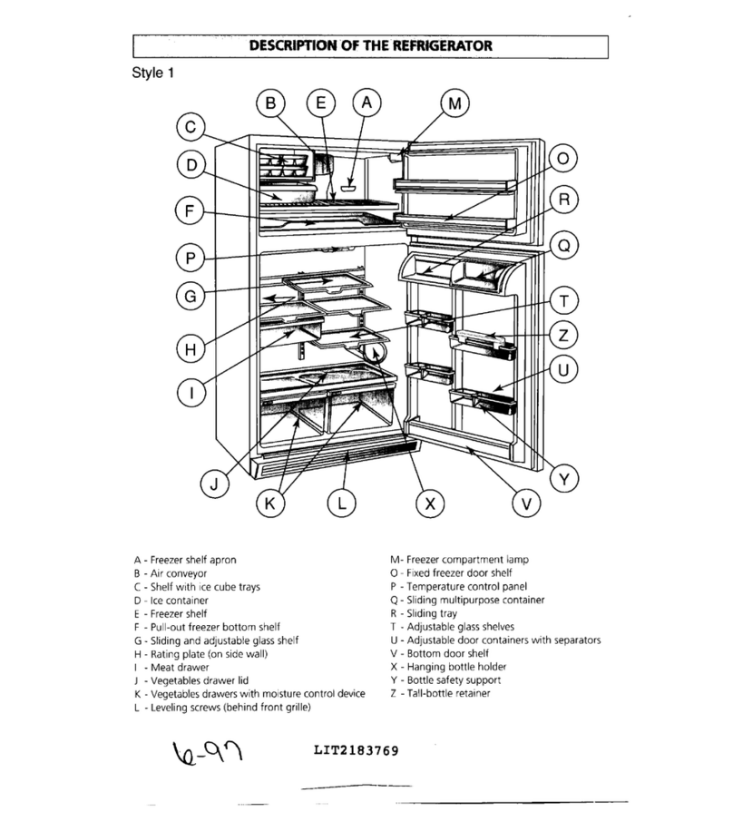 Whirlpool 3XARG493WP02 Use and care