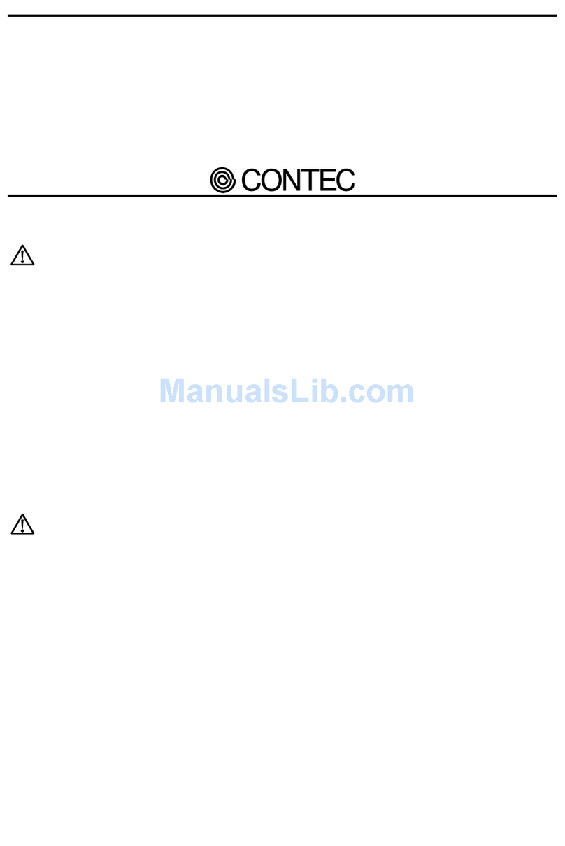 Contec PC-HDD5000 User manual Contec PC-HDD5000 User manual