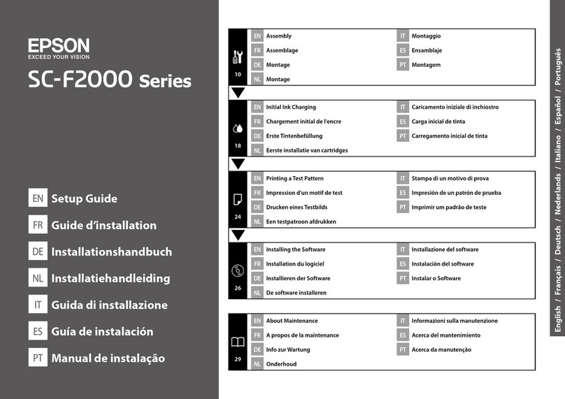 Epson SC-F2000 Series User manual