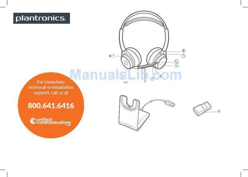 Plantronics Voyager Focus UC User manual